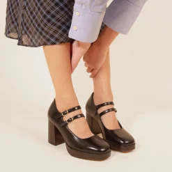 Flash Sale Babies plateforme cuir Femme Escarpins|Ballerines & Babies