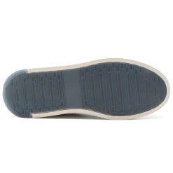 Hot Baskets Léo cuir bleu Homme Baskets