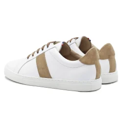 Best Sale Baskets Made in France cuir beige Femme Baskets|Baskets