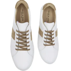 Best Sale Baskets Made in France cuir beige Femme Baskets|Baskets