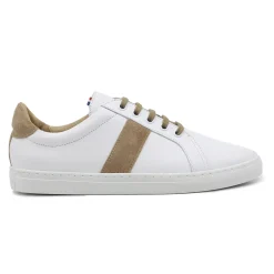 Best Sale Baskets Made in France cuir beige Femme Baskets|Baskets