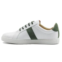Cheap Baskets Made in France cuir kaki Femme Baskets|Baskets