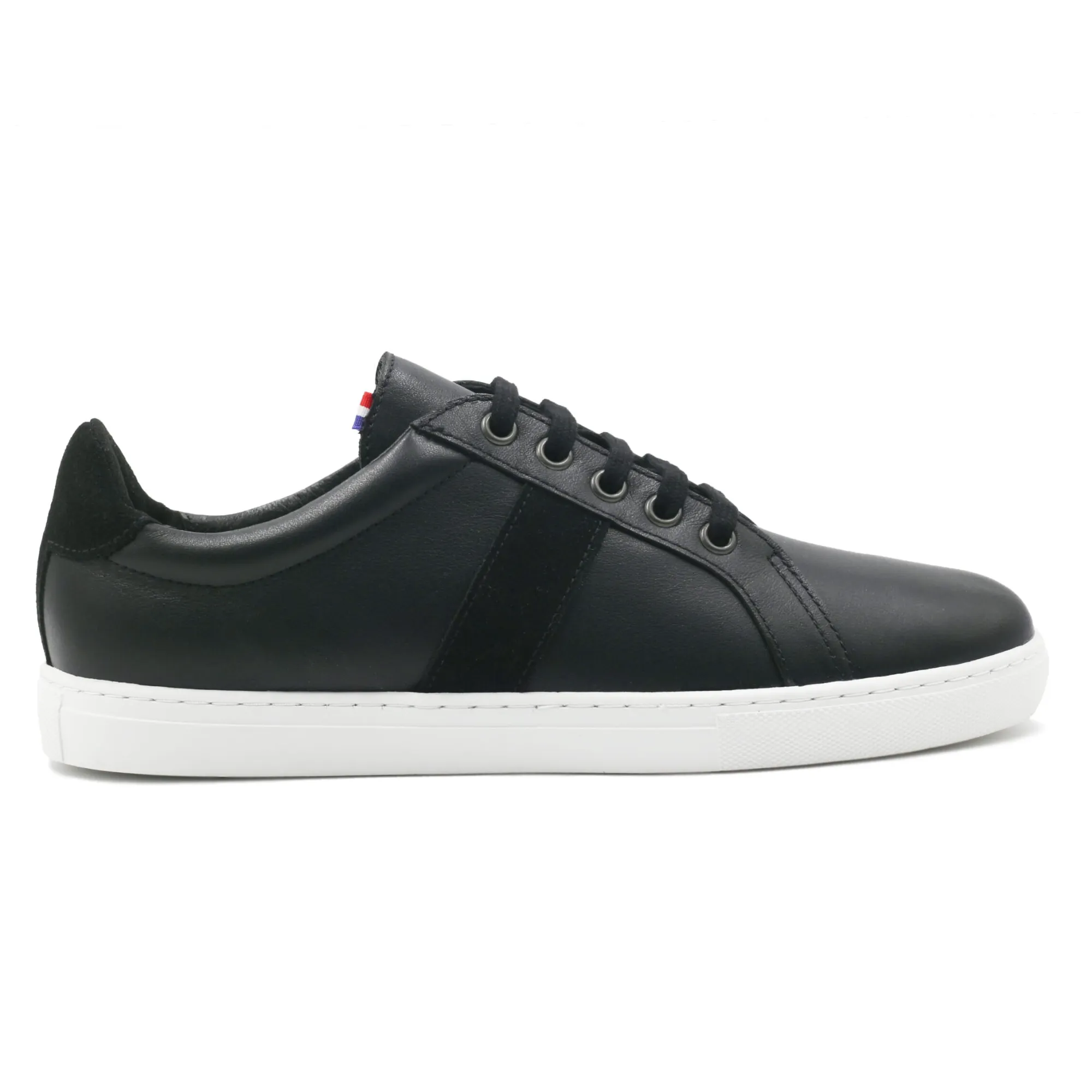 Flash Sale Baskets Made in France cuir Homme Fins De Série Solidaires