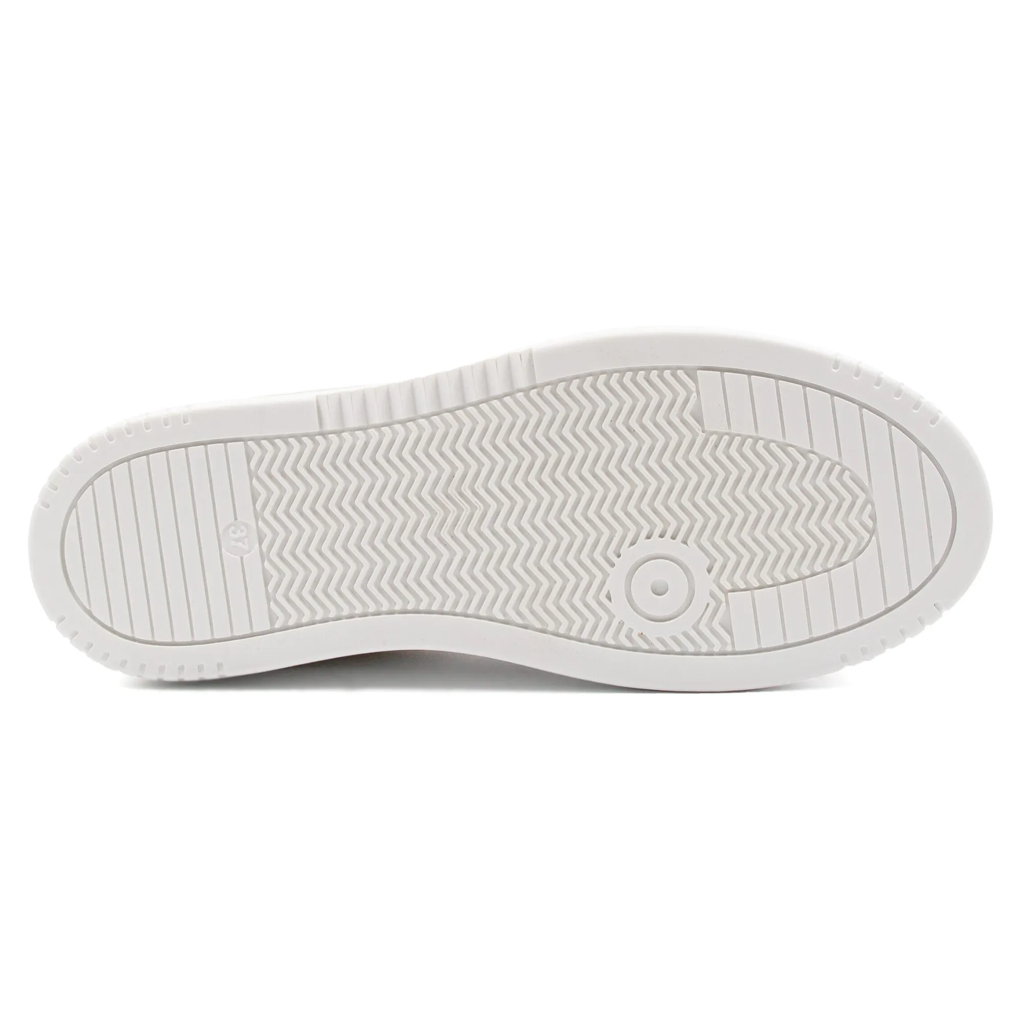 Fashion Baskets vintage cuir blanc léopard Femme Baskets
