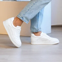 Flash Sale Baskets vintage cuir grainé Femme Baskets