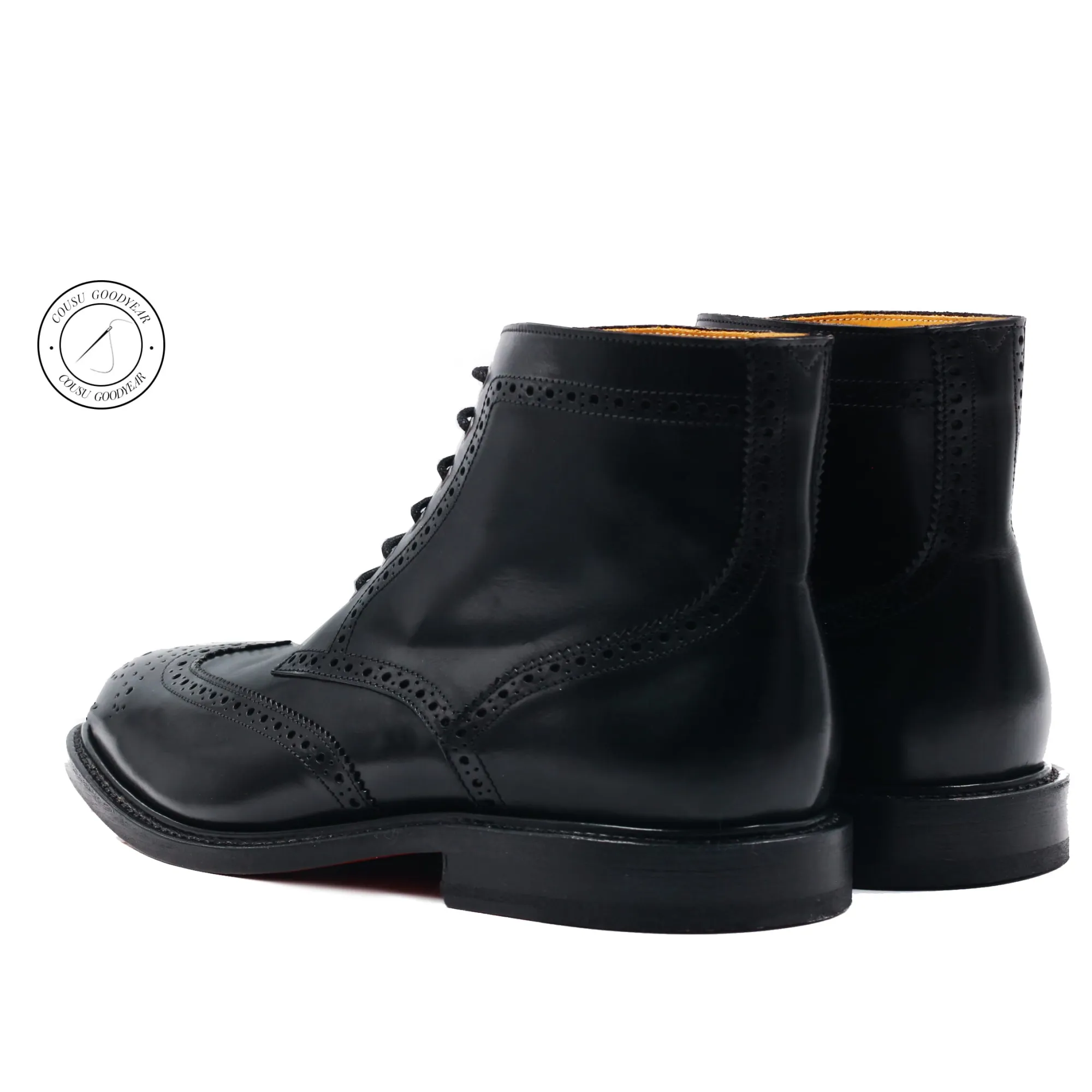 Flash Sale Boots cousu Goodyear cuir Homme Fins De Série Solidaires