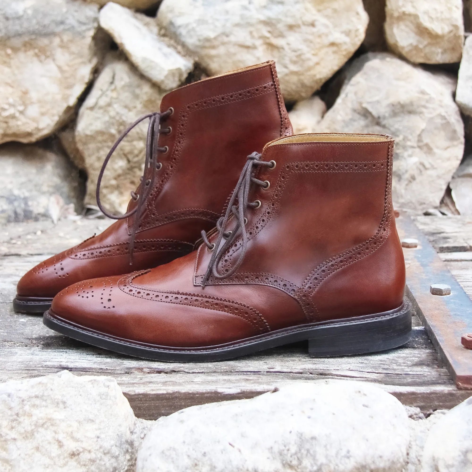Best Boots Goodyear cuir Homme Boots
