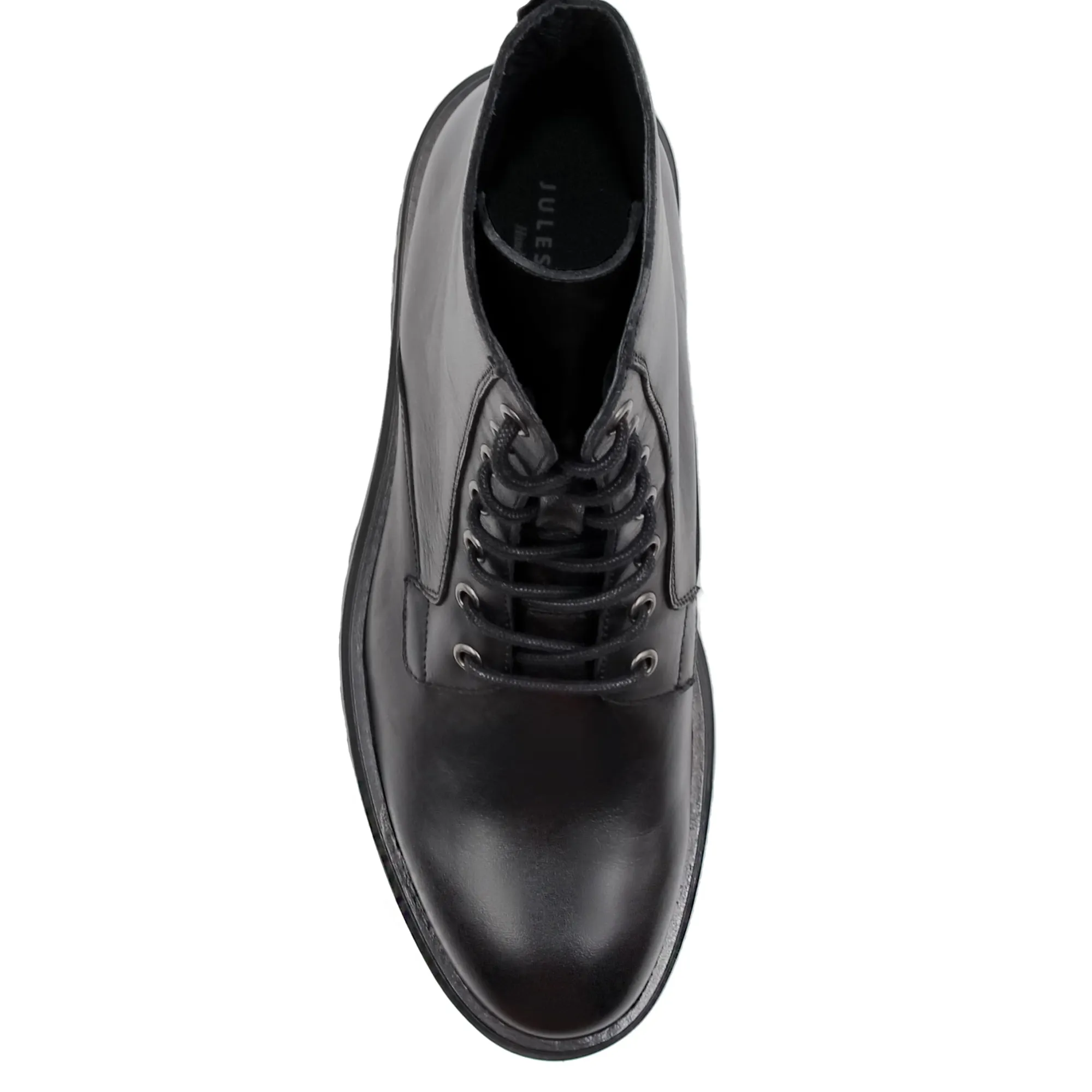 Hot Boots à lacet crantées cuir Homme Boots