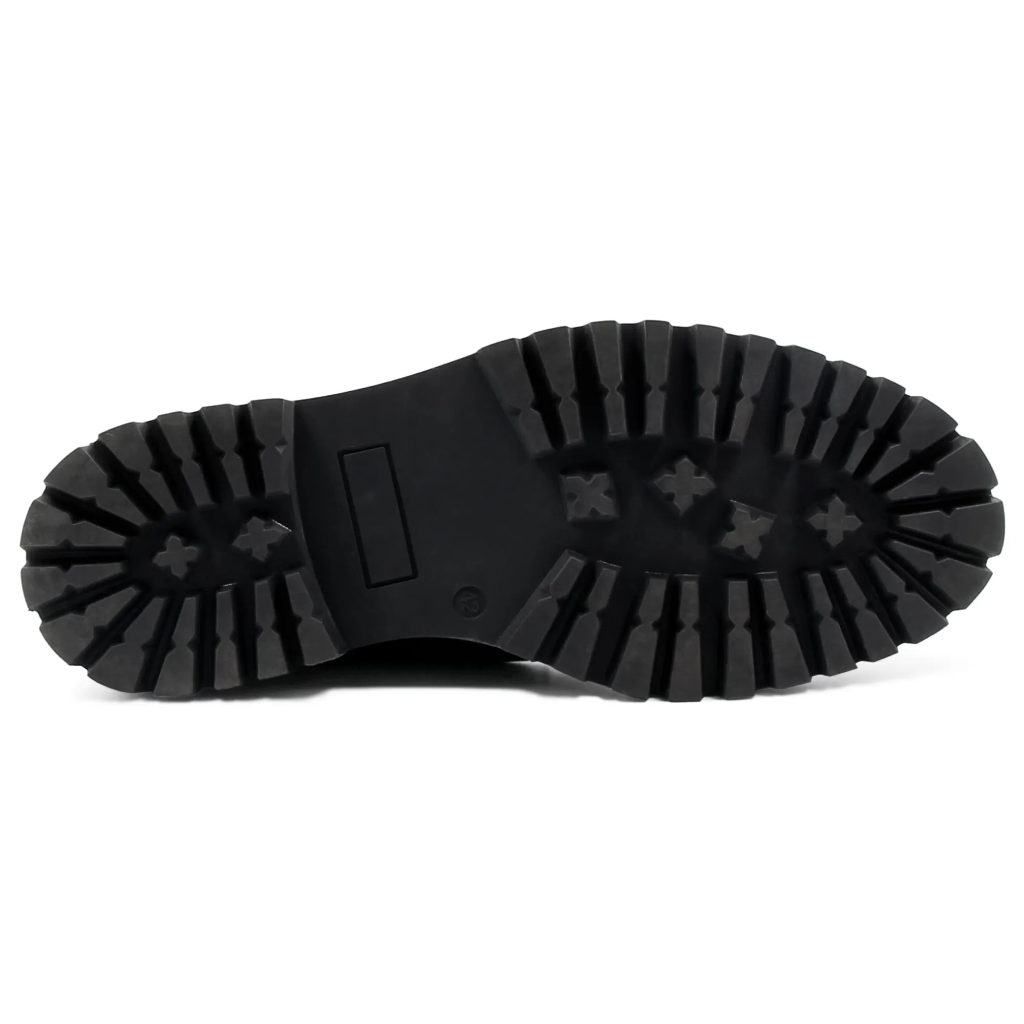 Hot Boots à lacet crantées cuir Homme Boots