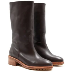 Best Bottes fourrées cuir Femme Bottines & Bottes