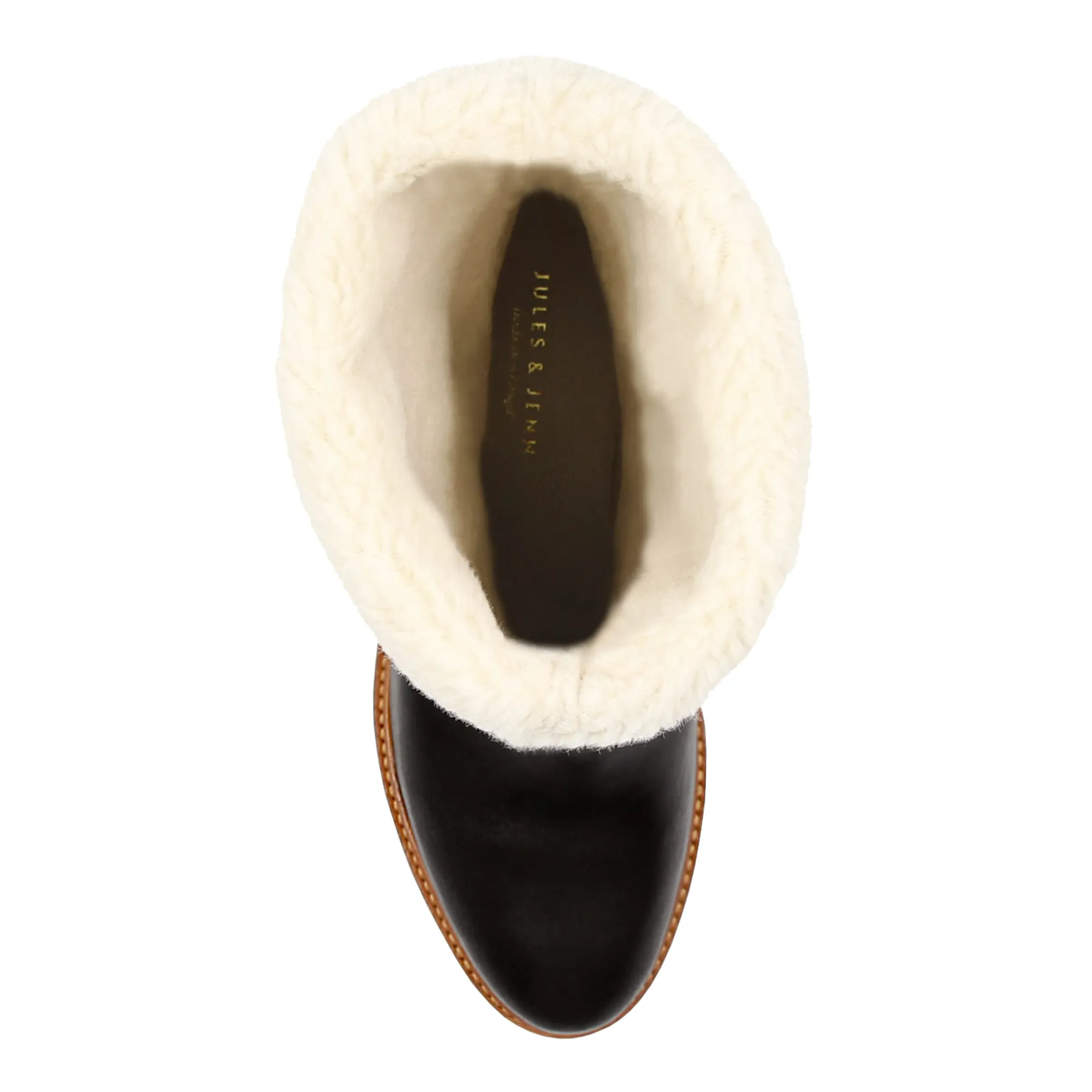 Shop Bottes fourrées cuir Femme Bottines & Bottes