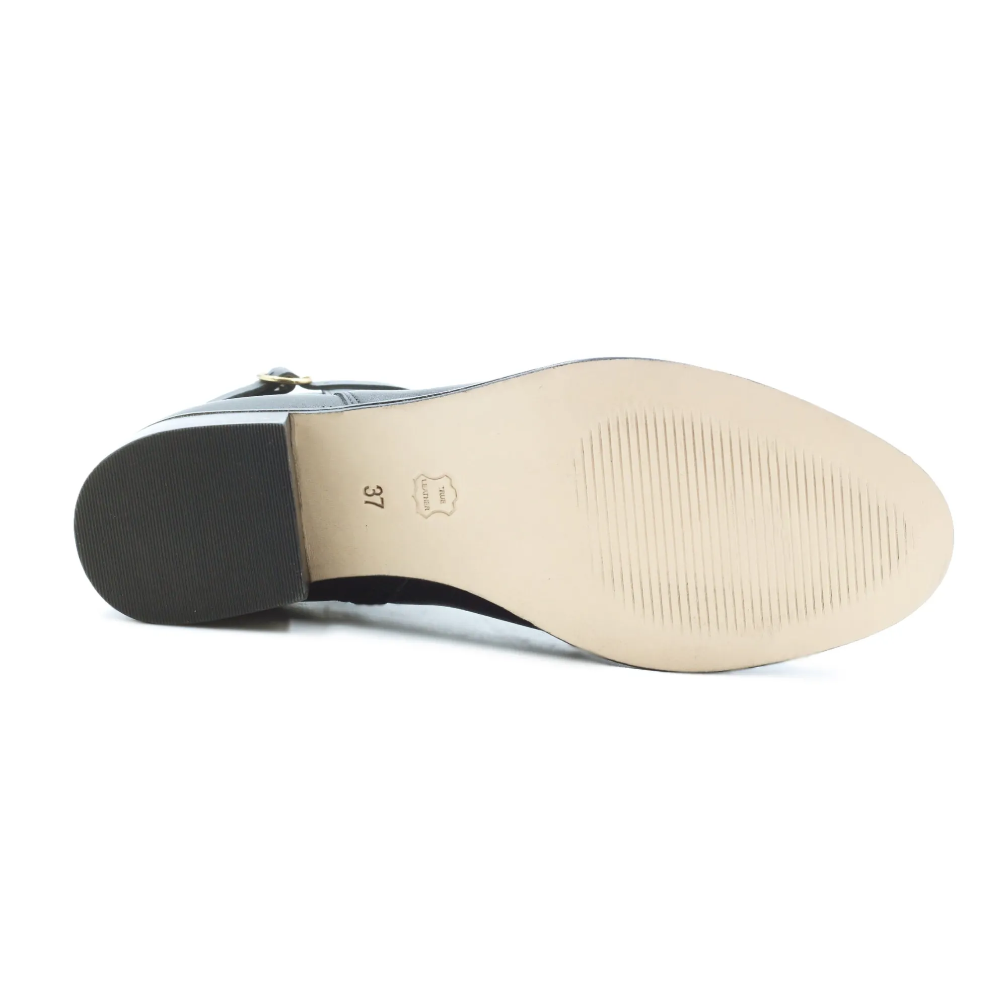 Cheap Bottines cavalières cuir Femme Bottines & Bottes