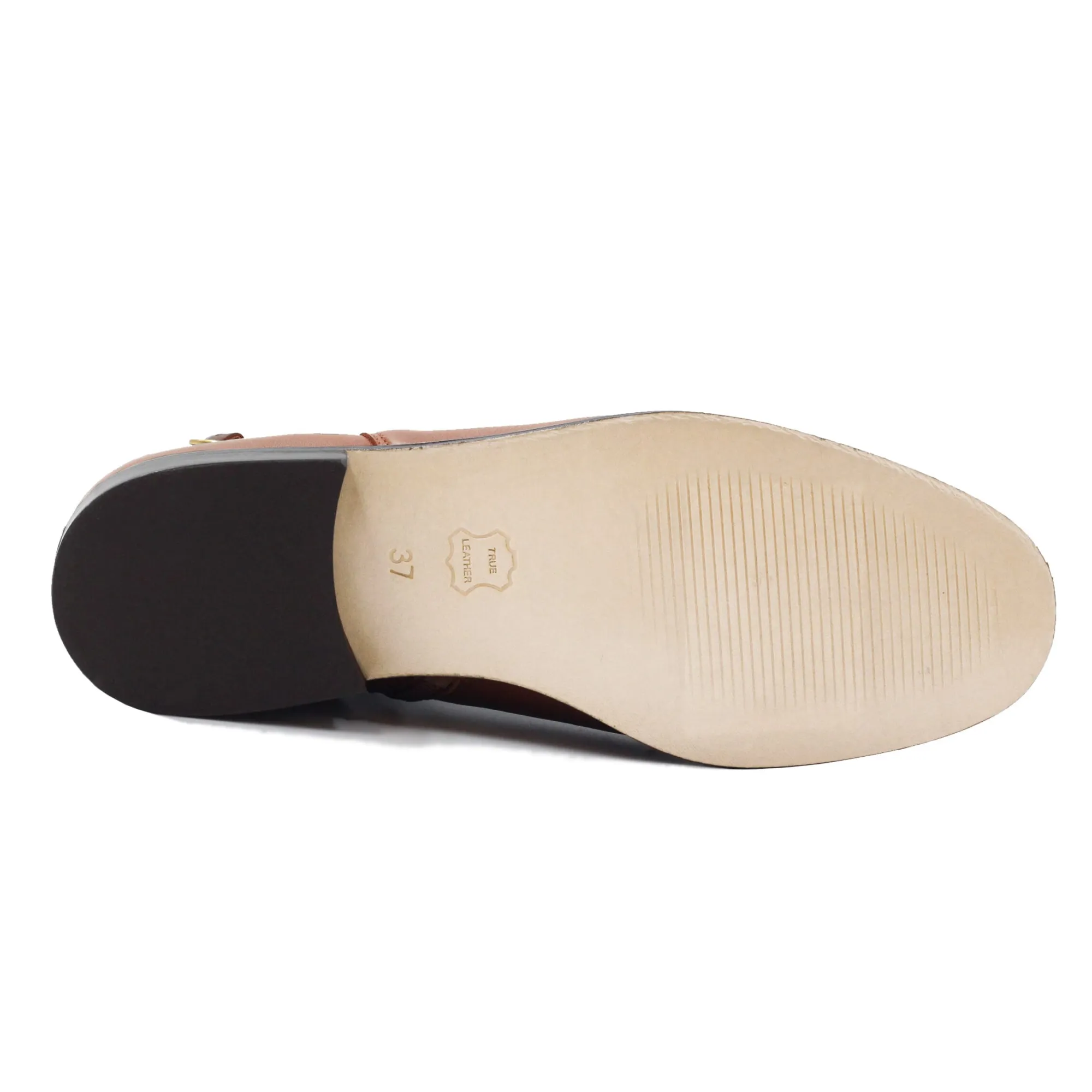 Cheap Bottines cavalières plates cuir Femme Bottines & Bottes