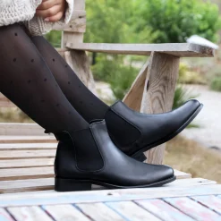 Store Bottines Chelsea cuir Femme Bottines & Bottes