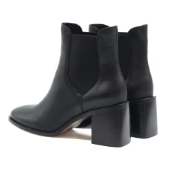 Shop Bottines Chelsea talon cuir Femme Bottines & Bottes