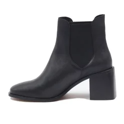 Shop Bottines Chelsea talon cuir Femme Bottines & Bottes