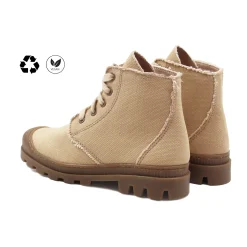 Cheap Bottines crantées toile recyclée Femme Dressing Recyclé|Bottines & Bottes