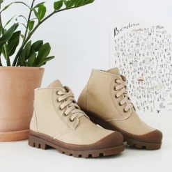 Cheap Bottines crantées toile recyclée Femme Dressing Recyclé|Bottines & Bottes