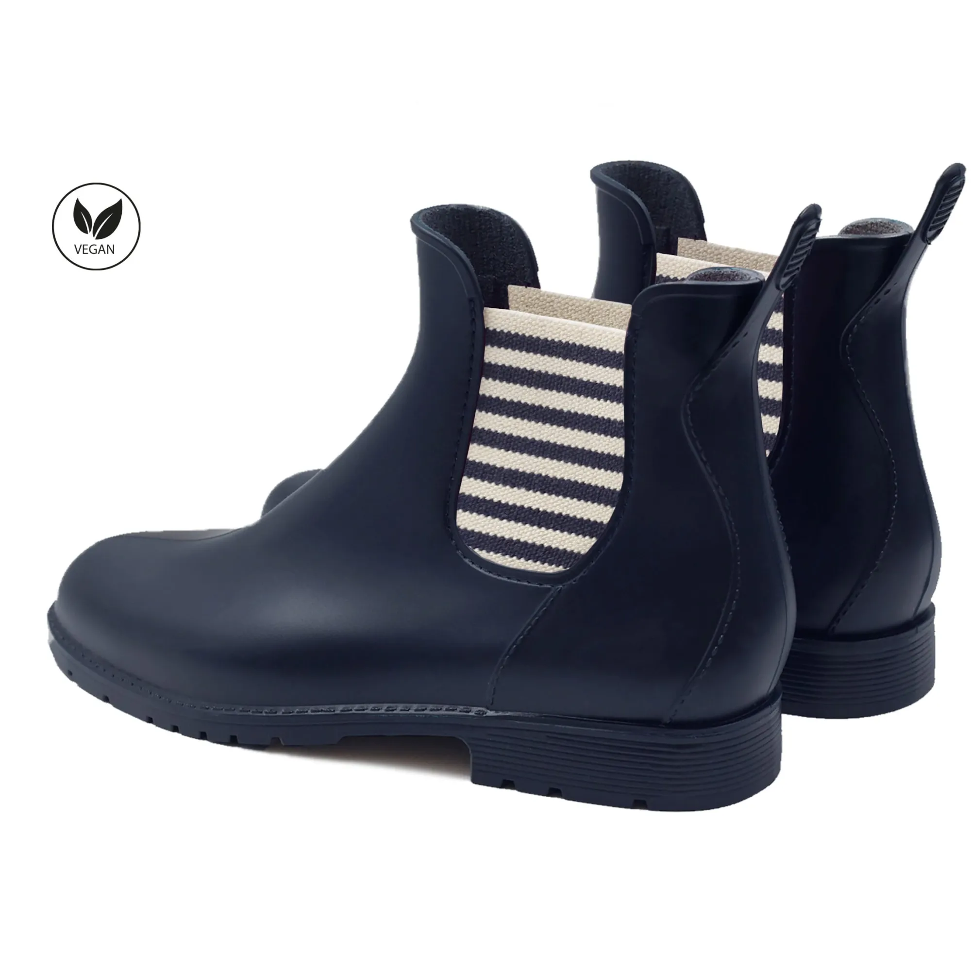 Store Bottines de pluie bleu blanc Femme Bottines & Bottes