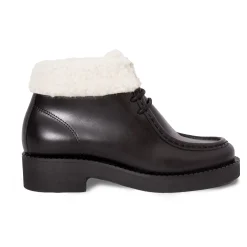 Best Sale Bottines fourrées basses cuir Femme Bottines & Bottes