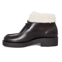 Best Sale Bottines fourrées basses cuir Femme Bottines & Bottes