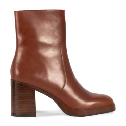 Outlet Bottines plateforme cuir Femme Bottines & Bottes