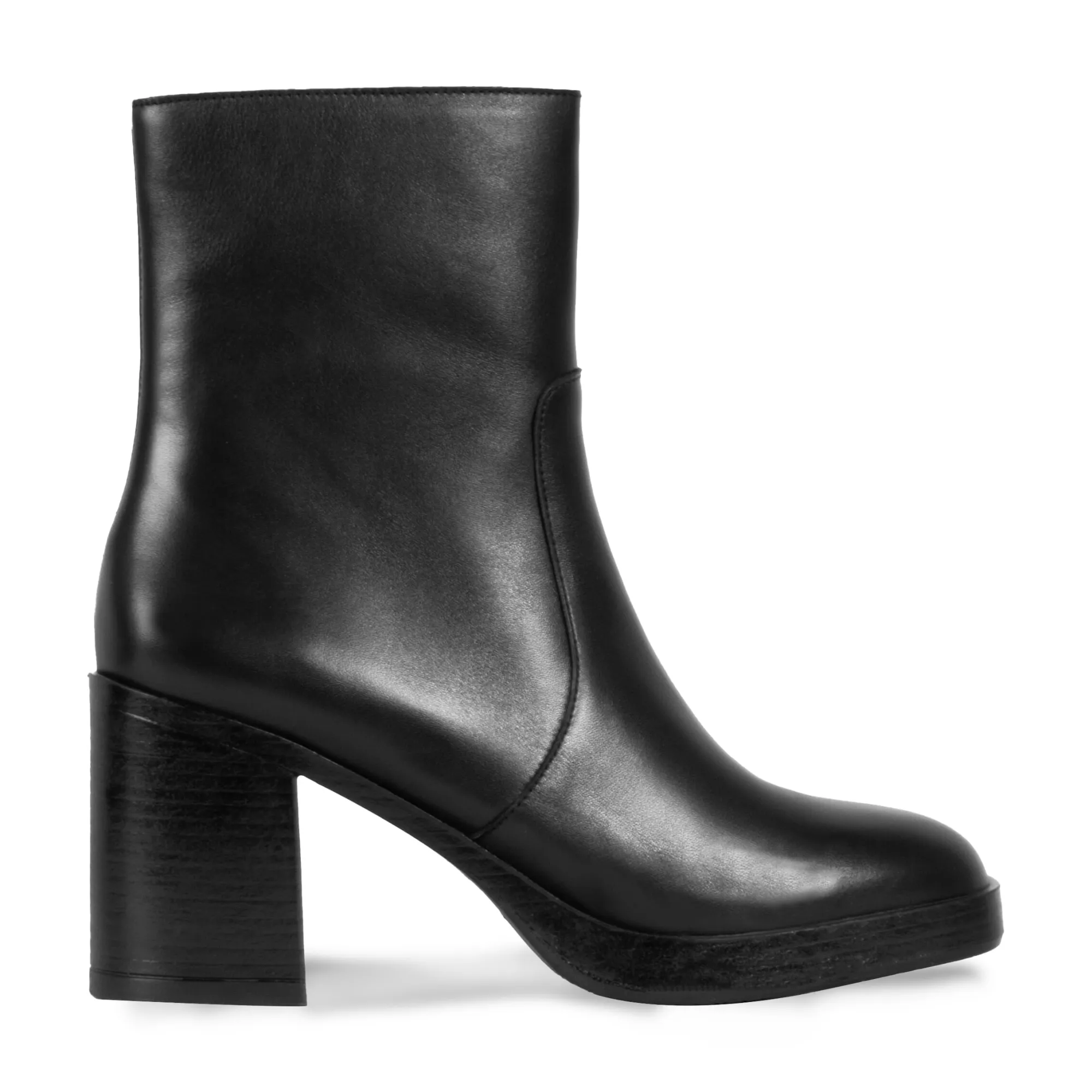 Discount Bottines plateforme cuir Femme Bottines & Bottes