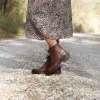 Flash Sale Bottines plates à lacet cuir Femme Bottines & Bottes