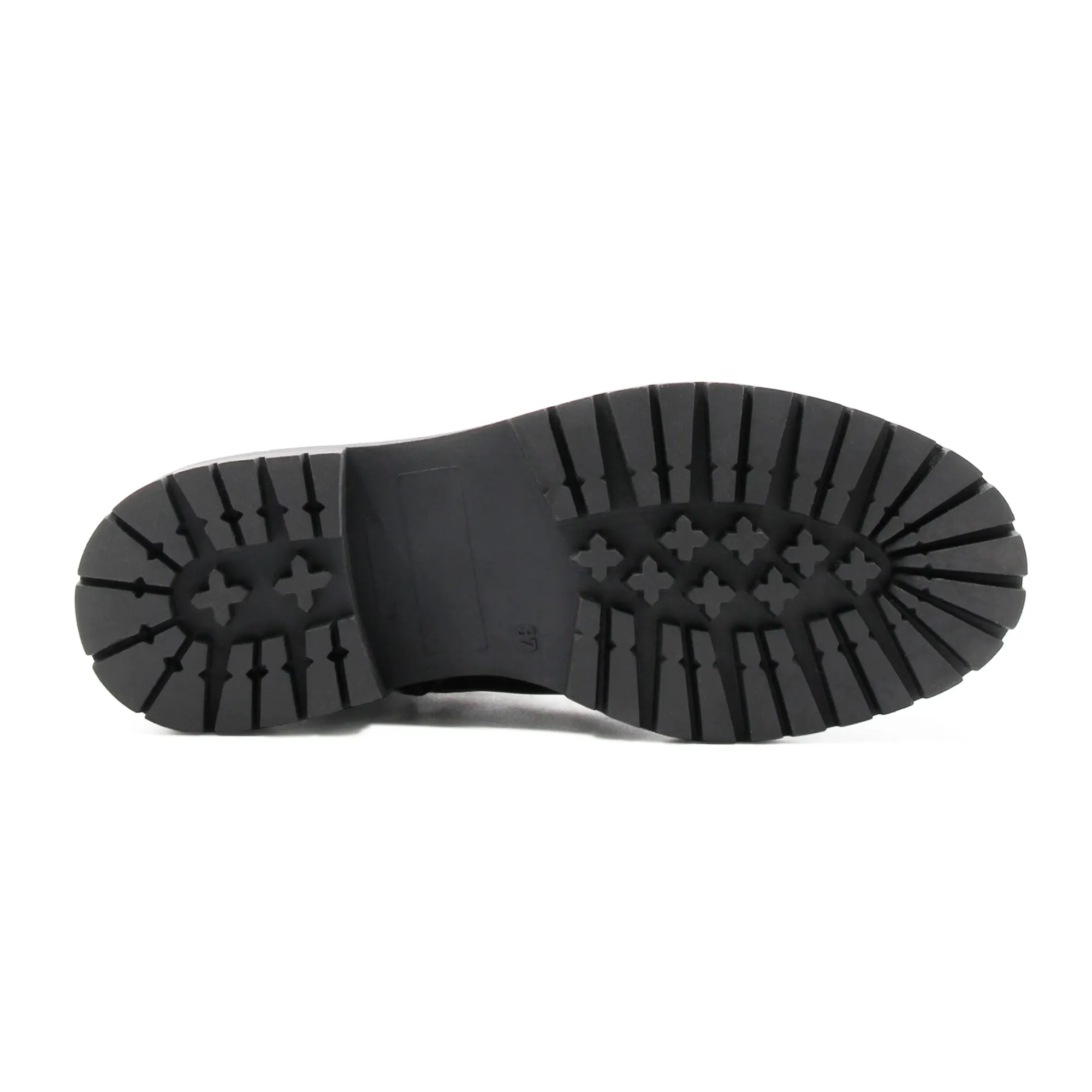 New Bottines ranger crantées cuir Femme Bottines & Bottes