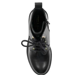 Shop Bottines ranger crantées cuir Femme Bottines & Bottes