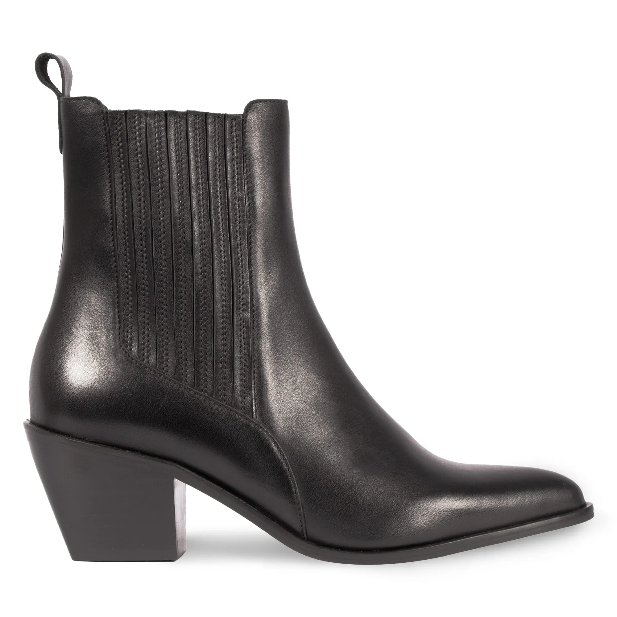 Discount Bottines santiag cuir Femme Bottines & Bottes