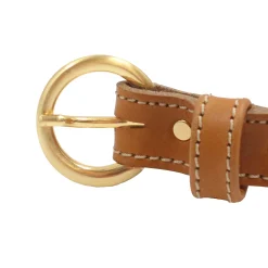Discount Ceinture boucle d'or cuir Femme Ceintures