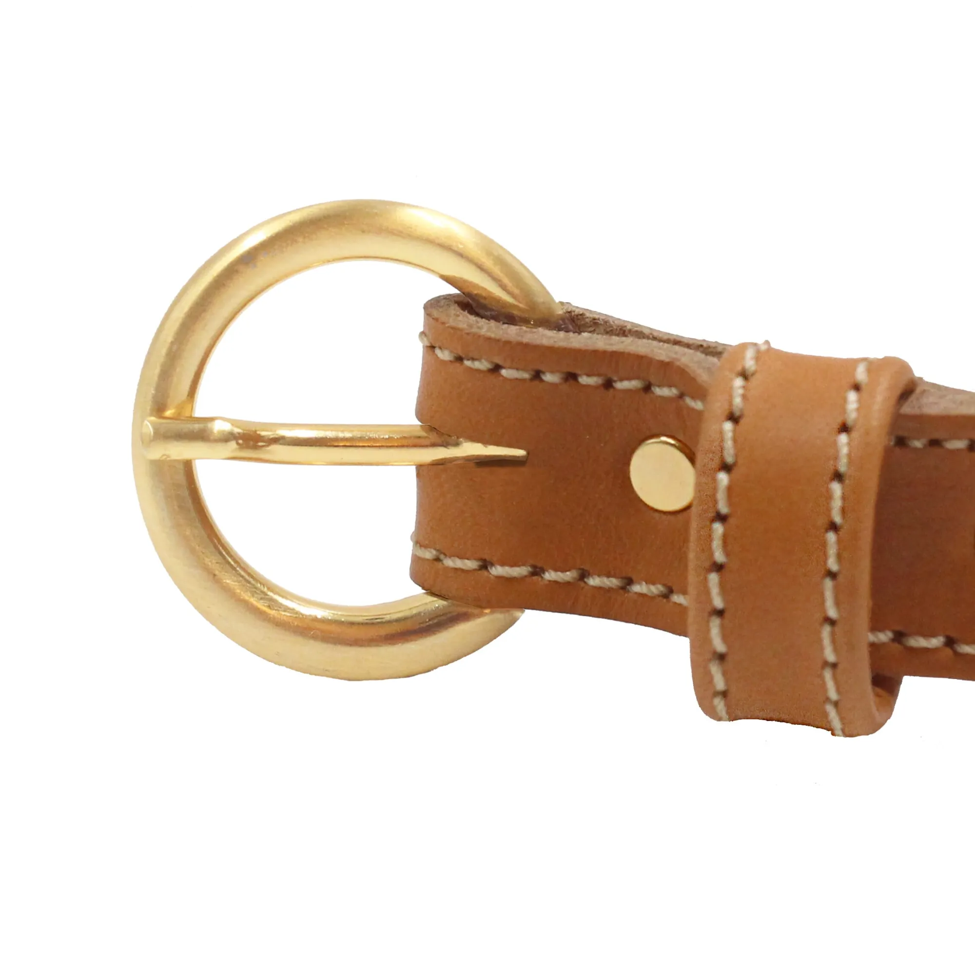 Discount Ceinture boucle d'or cuir Femme Ceintures