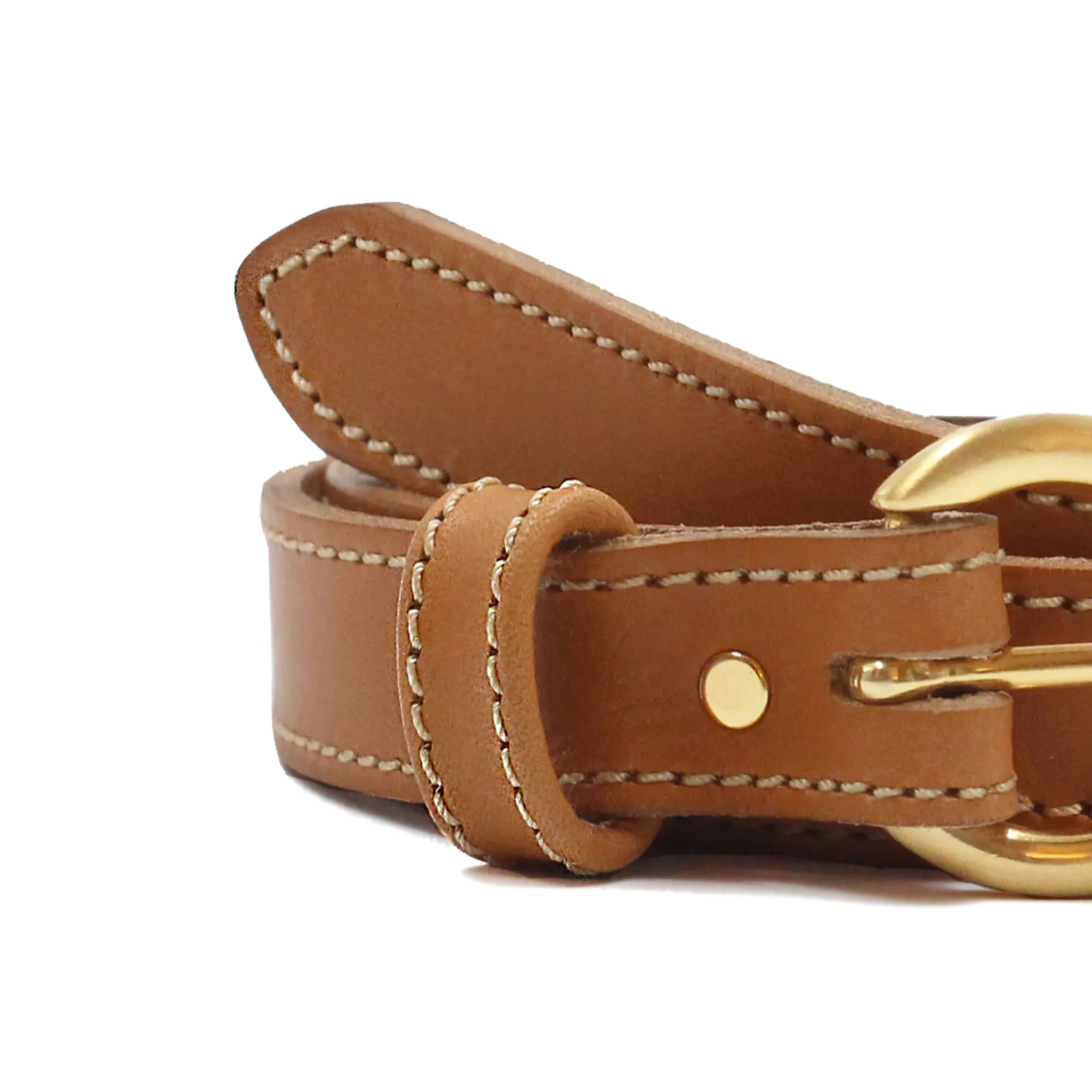 Discount Ceinture boucle d'or cuir Femme Ceintures