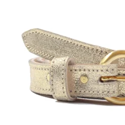 Discount Ceinture boucle d'or cuir Femme Ceintures