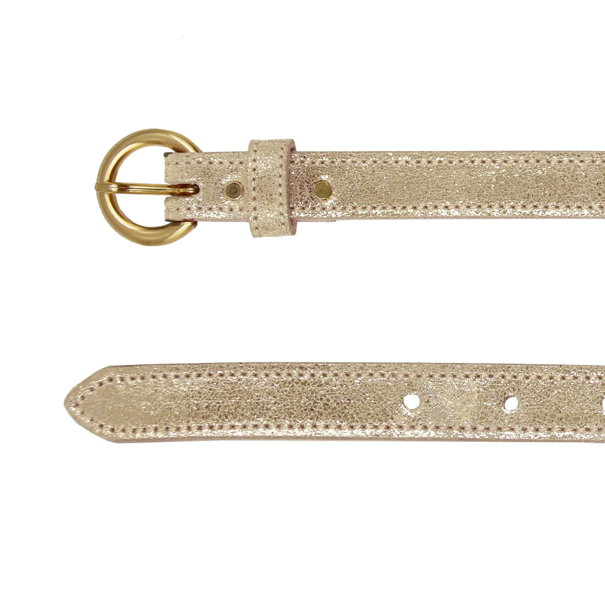 Discount Ceinture boucle d'or cuir Femme Ceintures