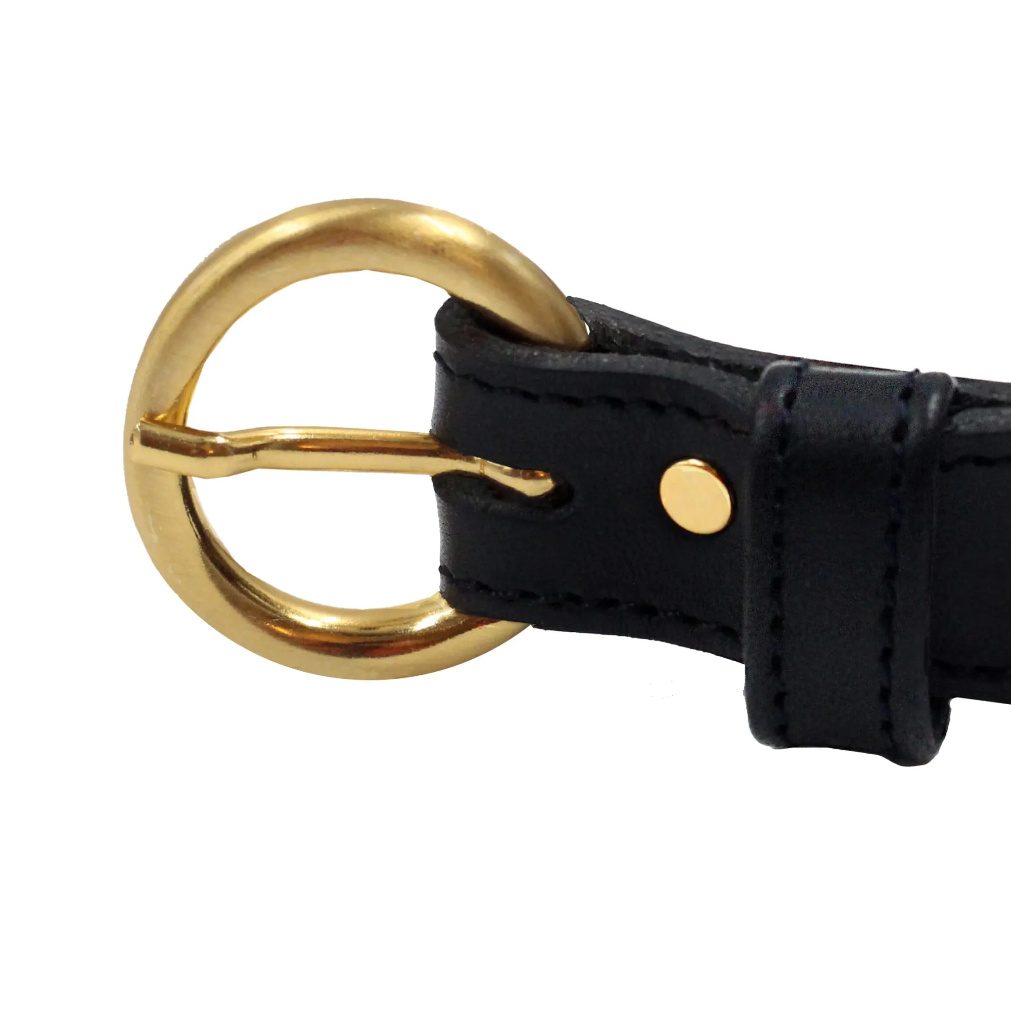 Discount Ceinture boucle d'or cuir Femme Ceintures