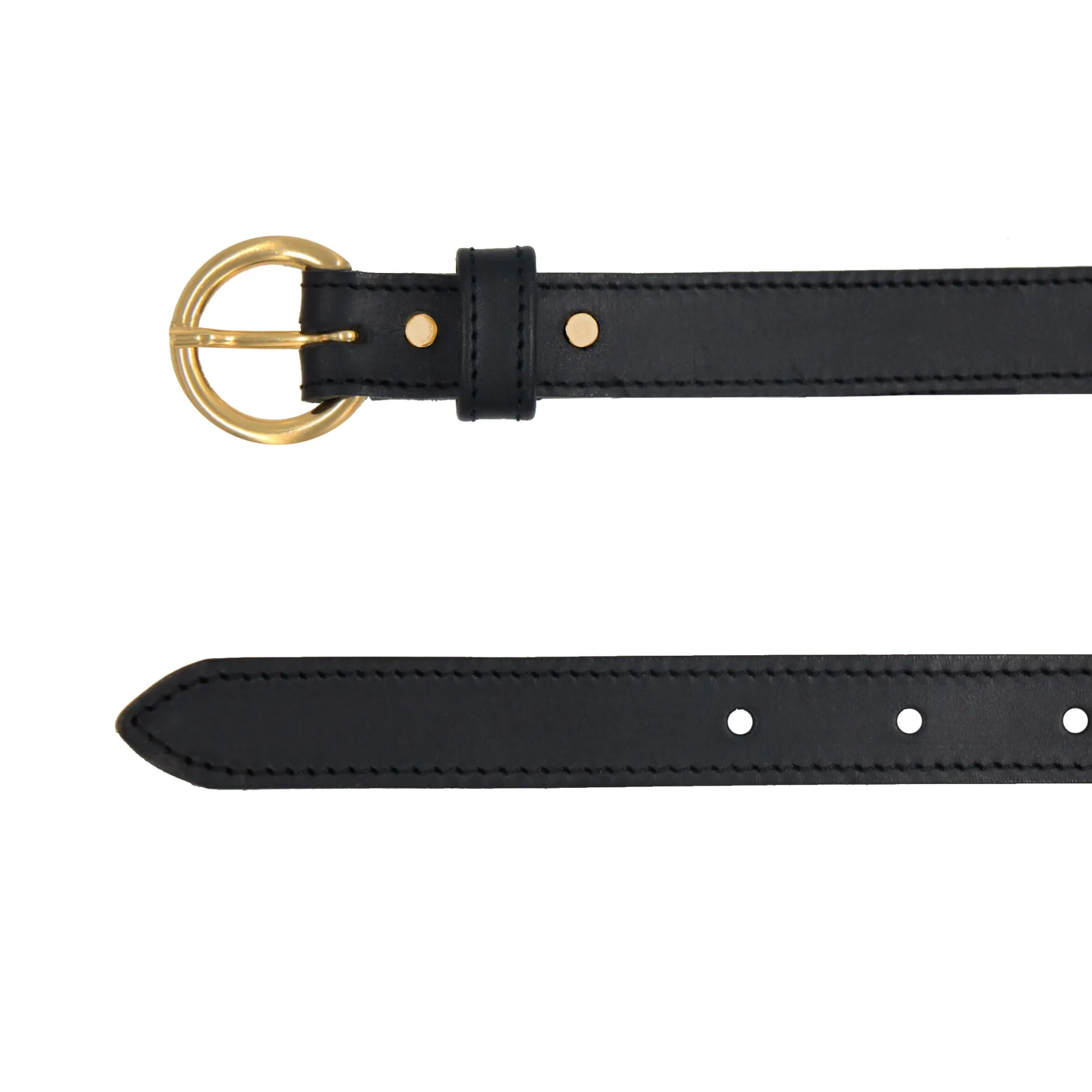 Discount Ceinture boucle d'or cuir Femme Ceintures