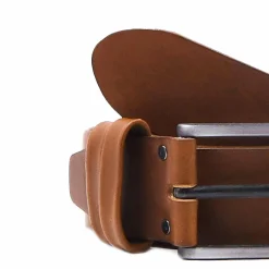 Outlet Ceinture casual cuir marron Homme Ceintures