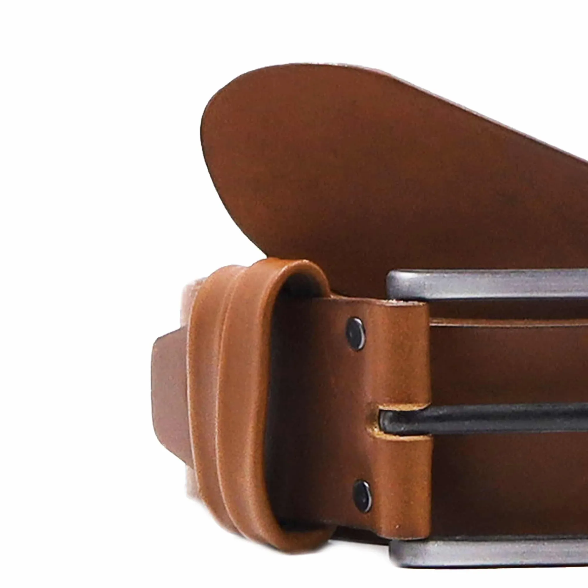 Outlet Ceinture casual cuir marron Homme Ceintures