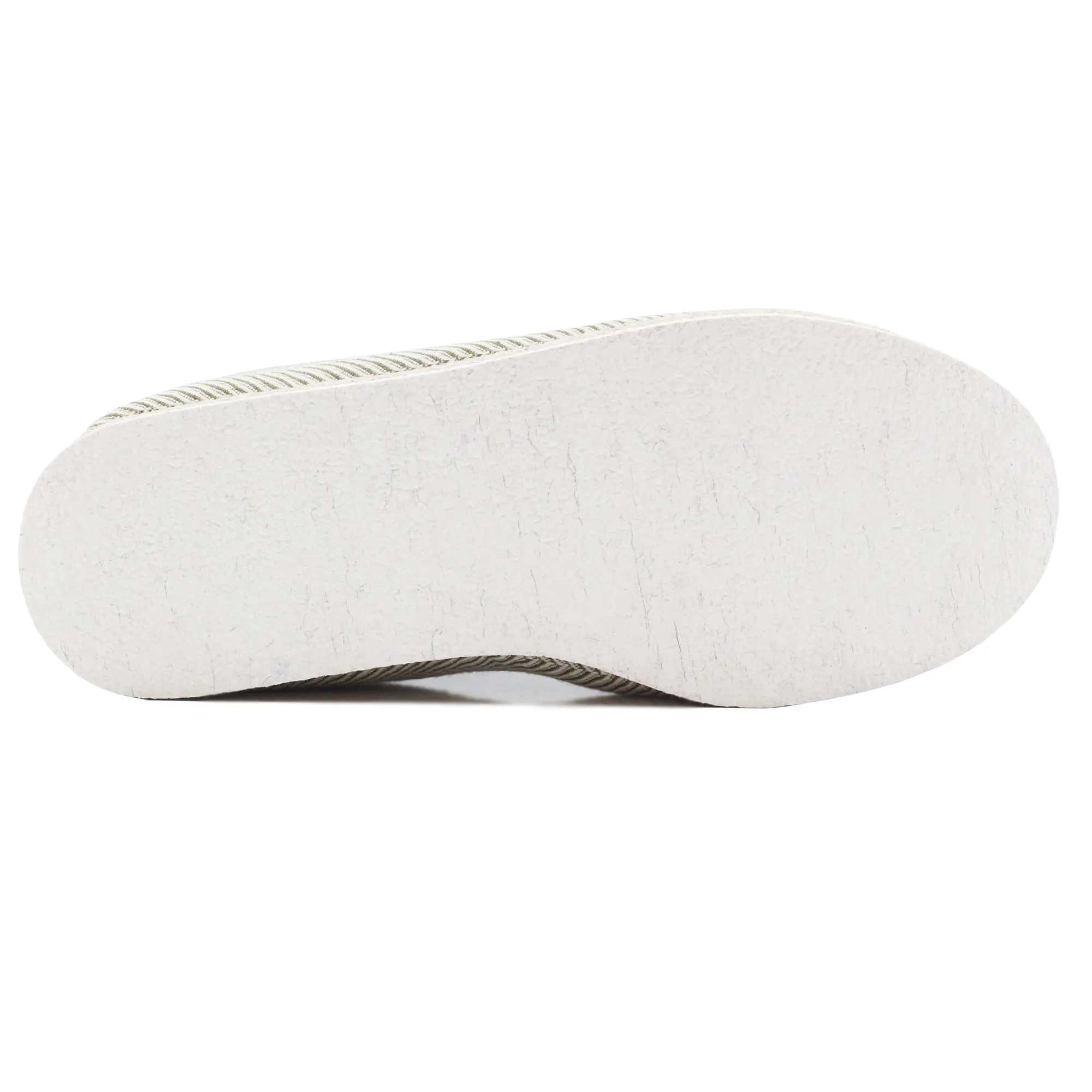 Best Sale Charentaises tradition blanc kaki Femme Charentaises|Charentaises