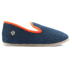 Online Charentaises tradition bleu denim Femme Charentaises|Charentaises