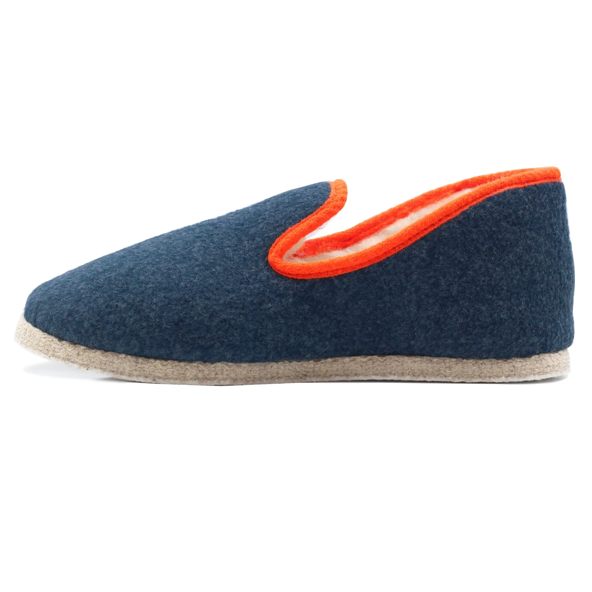 Online Charentaises tradition bleu denim Femme Charentaises|Charentaises
