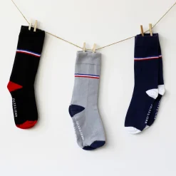 Fashion Chaussettes coton bleu Homme Chaussettes