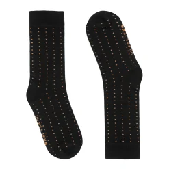 Cheap Chaussettes mini pois coton noir cognac Homme Chaussettes