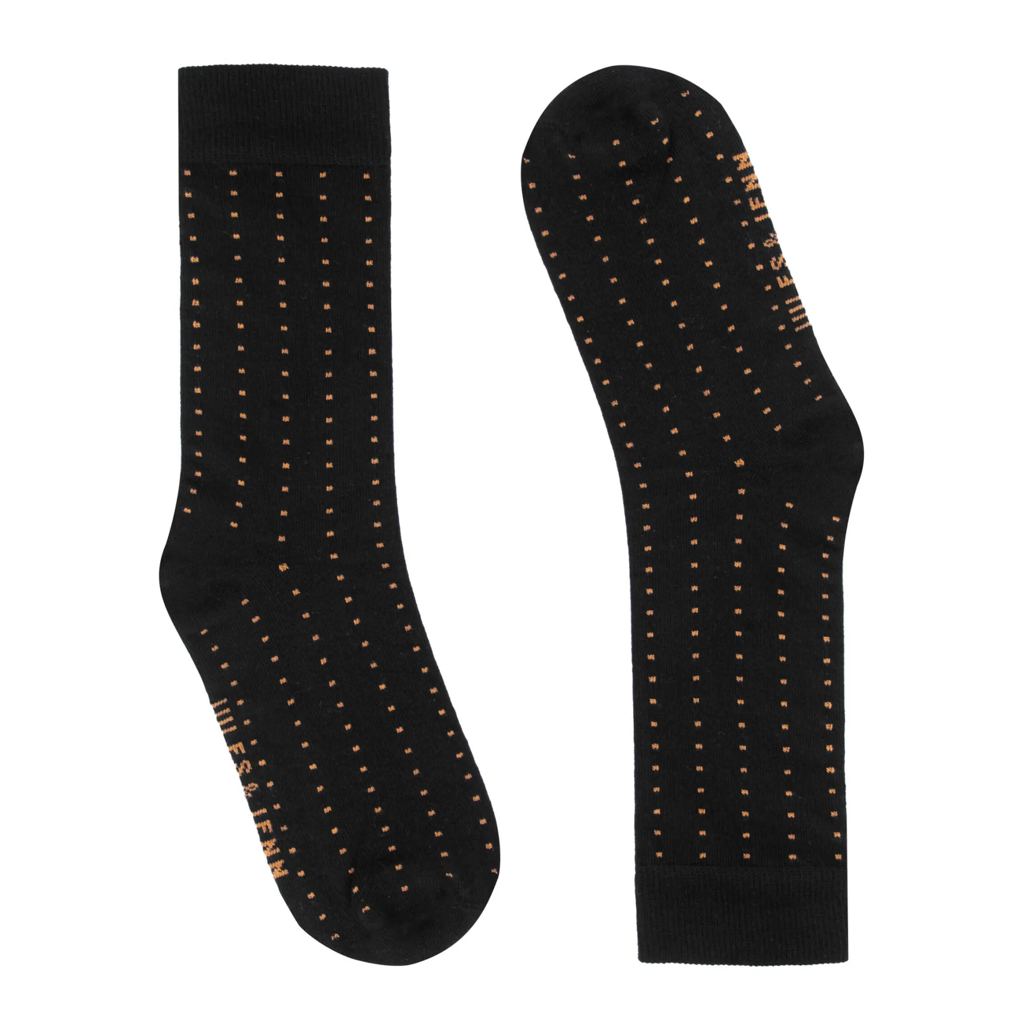 Cheap Chaussettes mini pois coton noir cognac Homme Chaussettes
