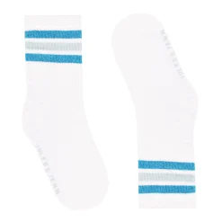 Best Chaussettes sport coton blanc bleu Femme Chaussettes