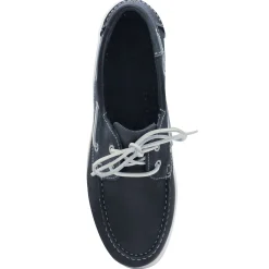 Sale Chaussures bateau cuir bleu Homme Chaussures Bateau