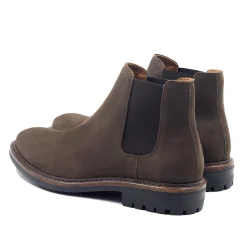 Clearance Chelsea basse cuir nubuck Homme Boots