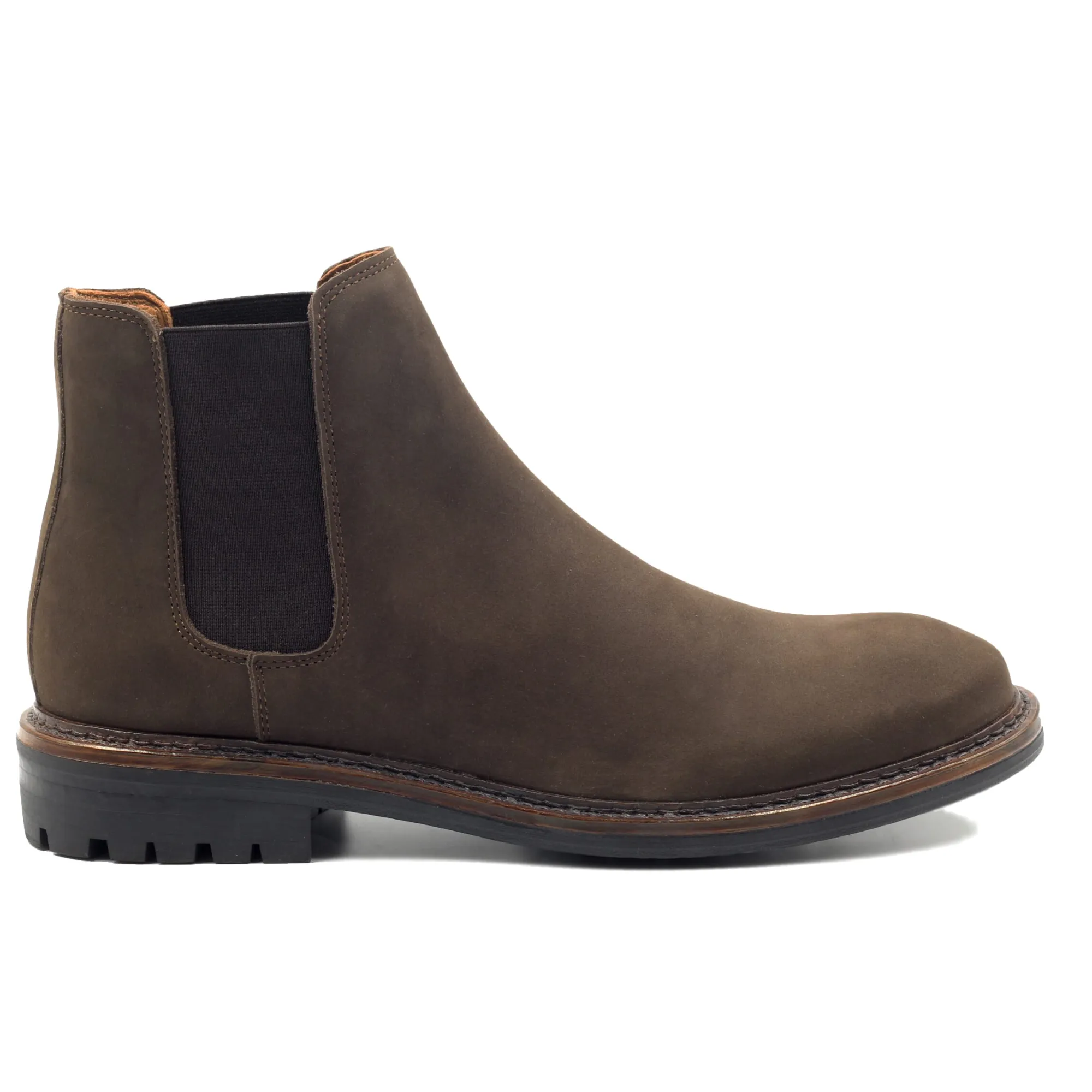 Clearance Chelsea basse cuir nubuck Homme Boots